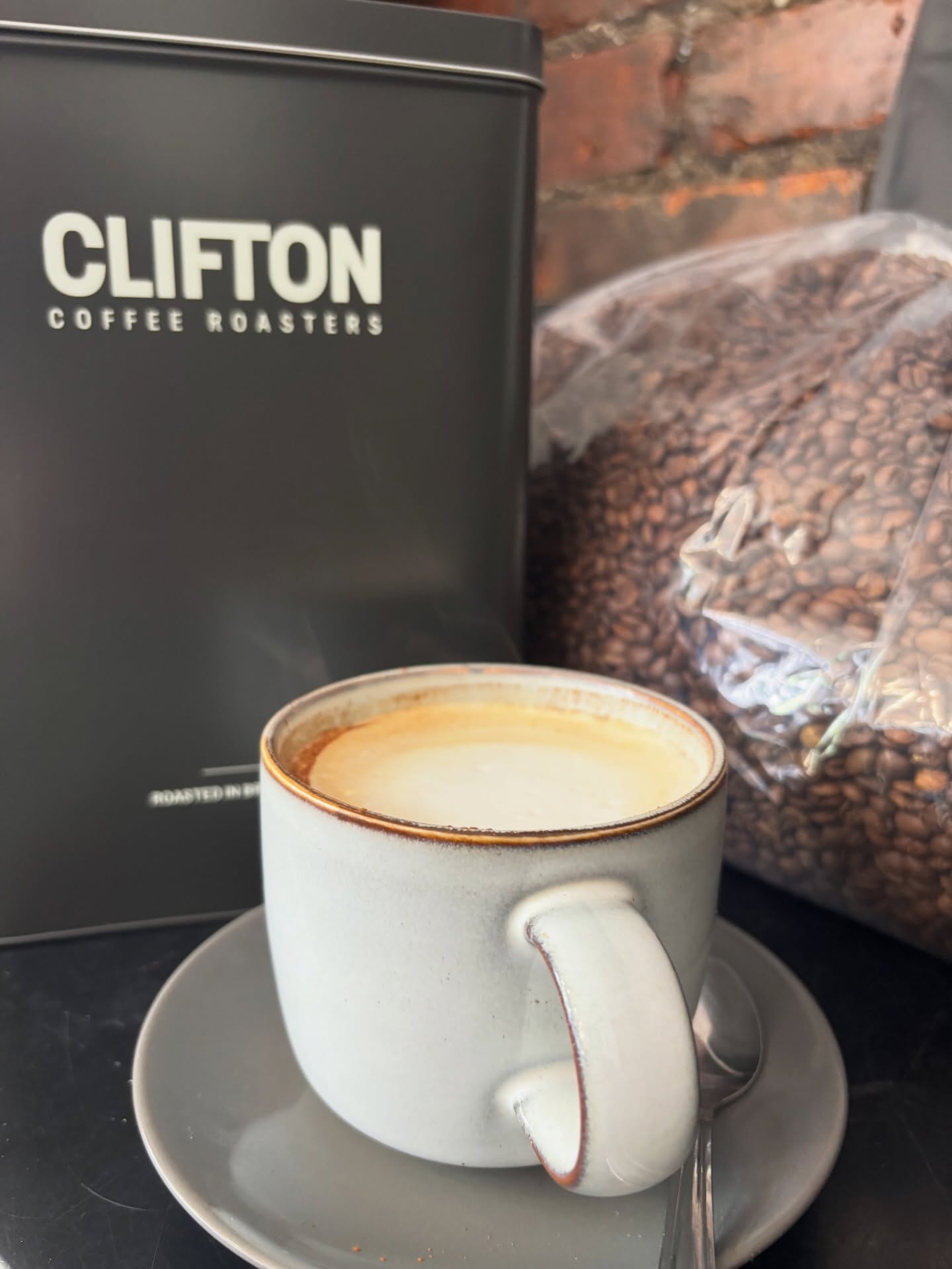 A freshly prepared coffee at Picnic In The Park